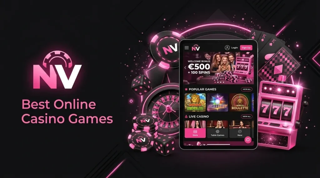 Explore NV Casino now to unlock your cashback offers and start playing the best certified games!